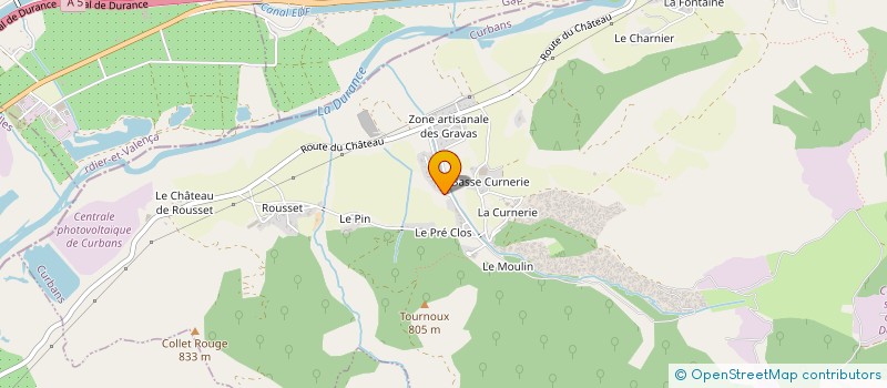 localisation de l'entreprise BERISHA IMMO à CURBANS