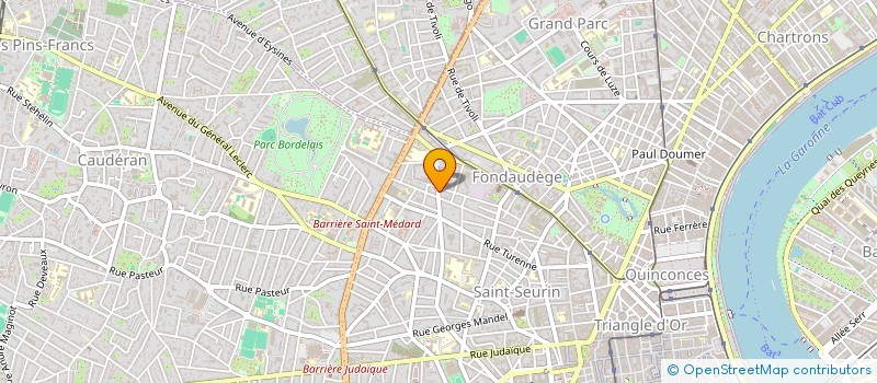 localisation de l'entreprise BERISMA  BORDEAUX