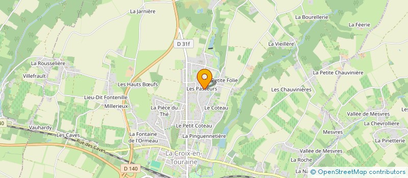 localisation de l'entreprise BERISSE à LA CROIX-EN-TOURAINE