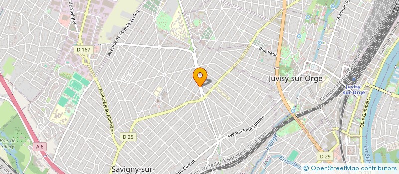 localisation de l'entreprise BERITHE  SAVIGNY-SUR-ORGE