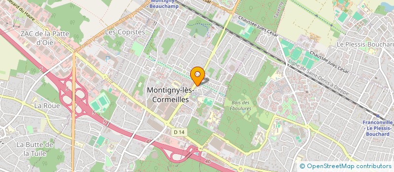localisation de l'entreprise BERIVAN à MONTIGNY-LES-CORMEILLES