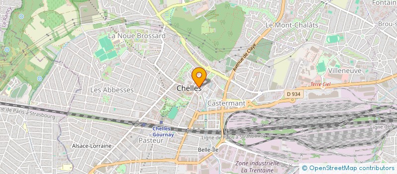 localisation de l'entreprise BERIVAN  CHELLES