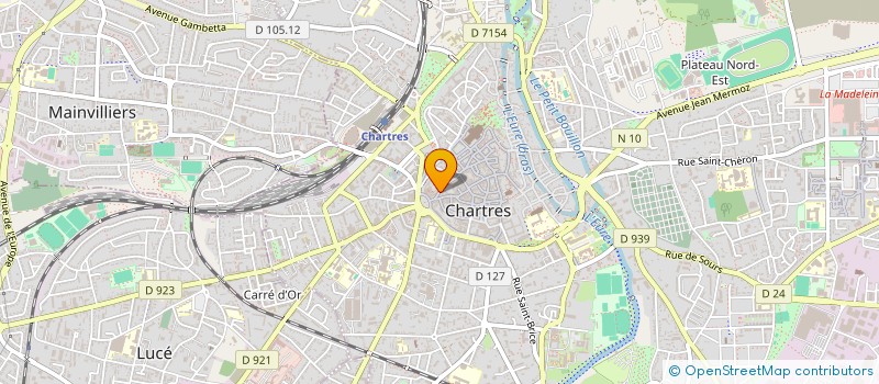 localisation de l'entreprise BERJAC à CHARTRES