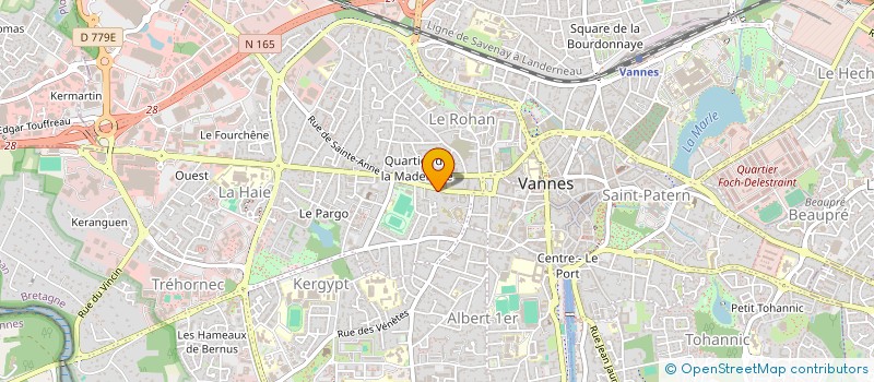 localisation de l'entreprise BERJAC à VANNES