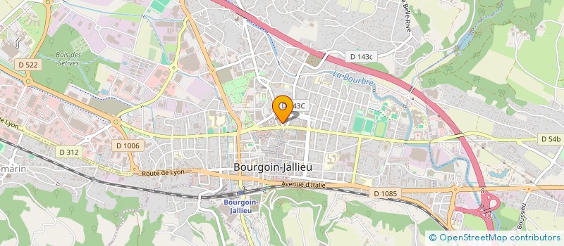 localisation de l'entreprise BERJALLIMMO  BOURGOIN-JALLIEU