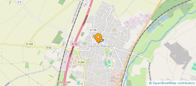 localisation de l'entreprise BERJO  JAUNAY-MARIGNY