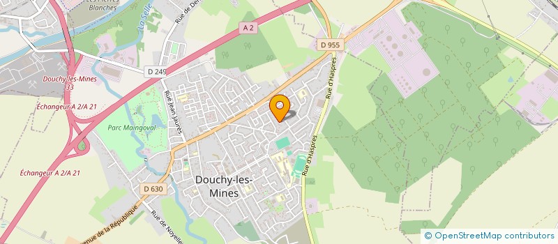 localisation de l'entreprise BERJORETI à DOUCHY-LES-MINES