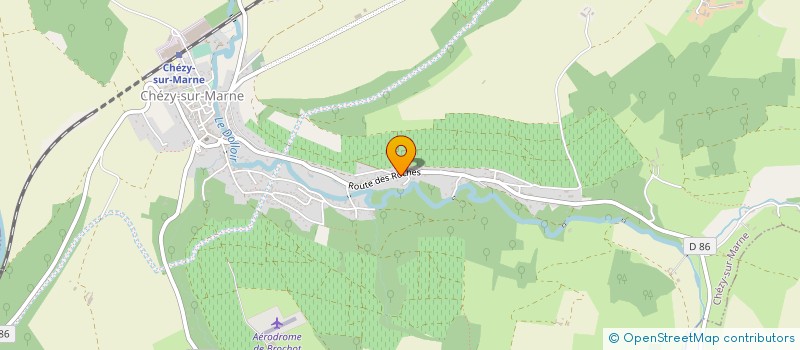 localisation de l'entreprise BERJOT à CHEZY-SUR-MARNE