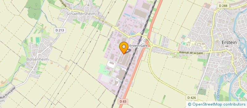 localisation de l'entreprise BERJUTO DEVELOPPEMENT  ERSTEIN