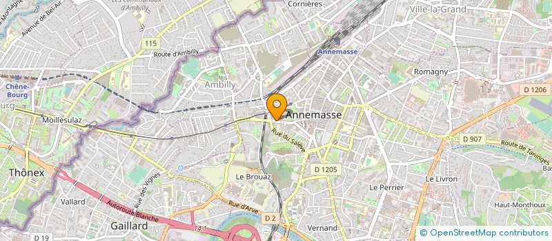 localisation de l'entreprise BERKAN SPORT à ANNEMASSE