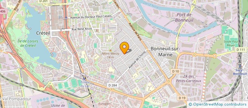 localisation de l'entreprise BERKANE à BONNEUIL-SUR-MARNE