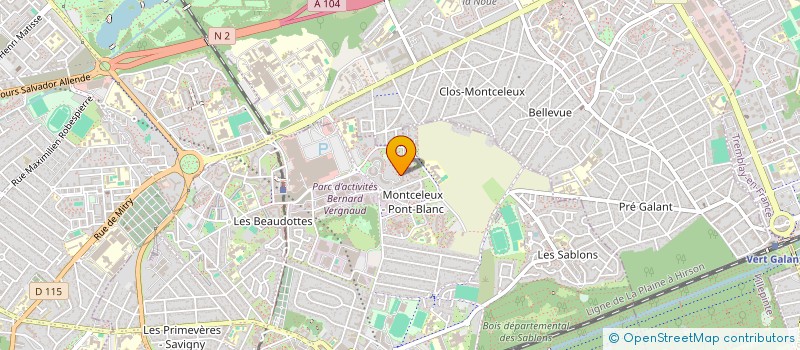 localisation de l'entreprise BERKAT à SEVRAN