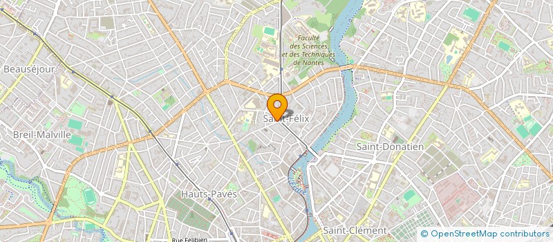 localisation de l'entreprise BERKE à NANTES