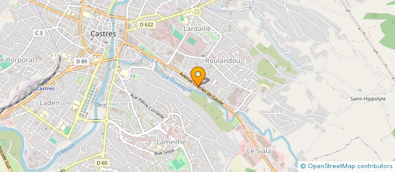 localisation de l'entreprise BERKE  CASTRES