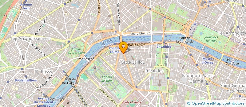 localisation de l'entreprise BERKELEY 7  PARIS