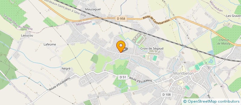 localisation de l'entreprise BERKI  MONTBETON