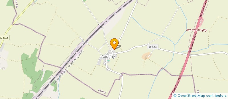 localisation de l'entreprise BERL'EAU  AOUGNY