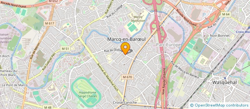 localisation de l'entreprise BERLAIMONT à MARCQ EN BAROEUL