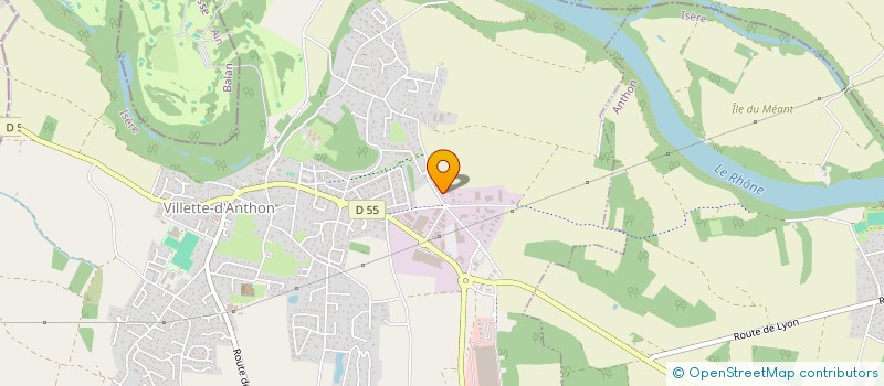localisation de l'entreprise BERLAND HERRERA  VILLETTE-D'ANTHON