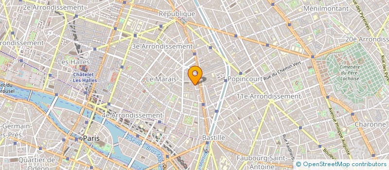 localisation de l'entreprise BERLANGA à PARIS