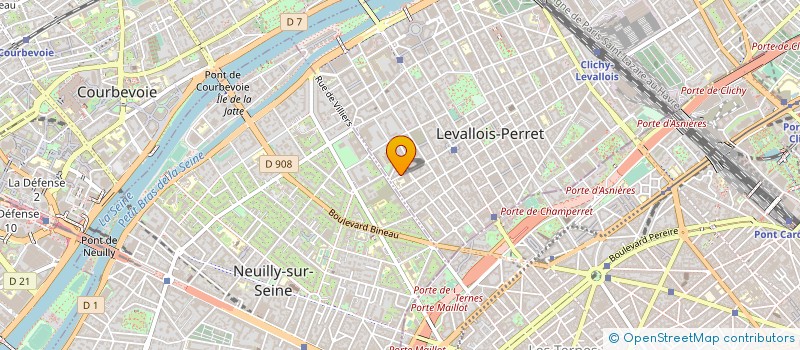 localisation de l'entreprise BERLARIC à LEVALLOIS-PERRET