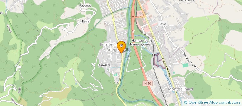localisation de l'entreprise BERLAUNI à FERRIERES-SUR-ARIEGE