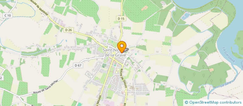 localisation de l'entreprise BERLESE LAURENT  SAINT-NICOLAS-DE-LA-GRAVE