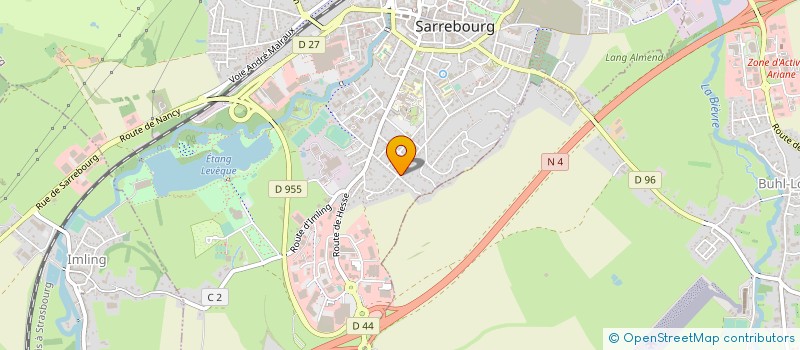localisation de l'entreprise BERLET P GUERESCHI L à SARREBOURG