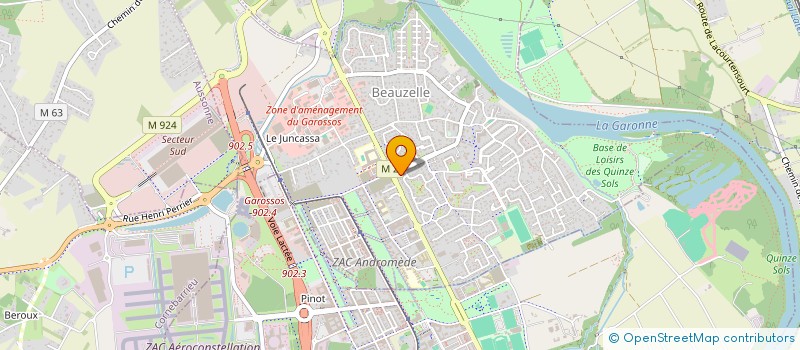 localisation de l'entreprise BERLETTI  BEAUZELLE