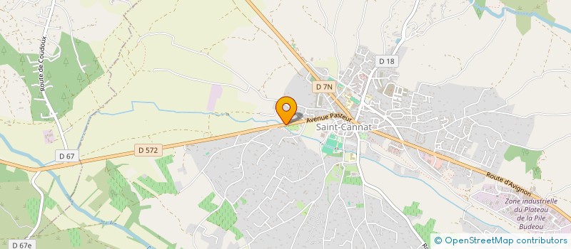 localisation de l'entreprise BERLI  SAINT-CANNAT