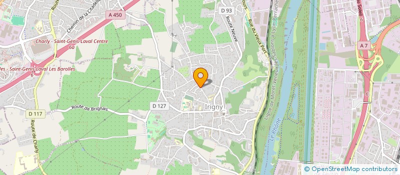 localisation de l'entreprise BERLIET PARAMEDICAL  IRIGNY