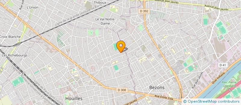 localisation de l'entreprise BERLINE  HOUILLES