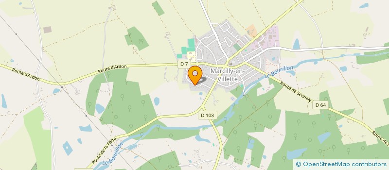 localisation de l'entreprise BERLINE à MARCILLY-EN-VILLETTE