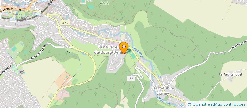 localisation de l'entreprise BERLINE DEVELOPPEMENT  SAINT-LEGER-DU-BOURG-DENIS