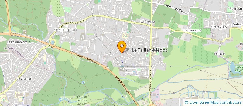 localisation de l'entreprise BERLINE HEXAGONE  LE TAILLAN MEDOC