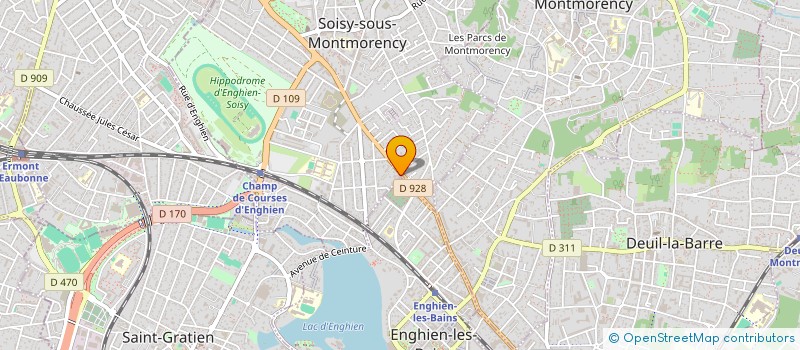 localisation de l'entreprise BERLINE JOKER  SOISY-SOUS-MONTMORENCY