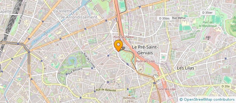 localisation de l'entreprise BERLINE NOIRE  PARIS