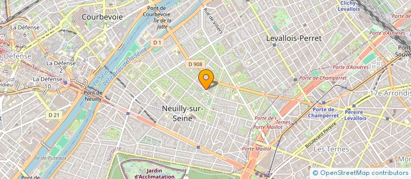 localisation de l'entreprise BERLINES DELMOTTE à NEUILLY-SUR-SEINE