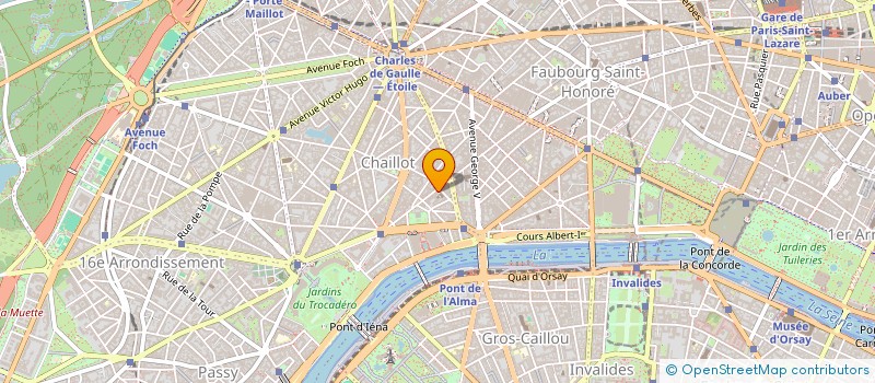 localisation de l'entreprise BERLINGOT à PARIS
