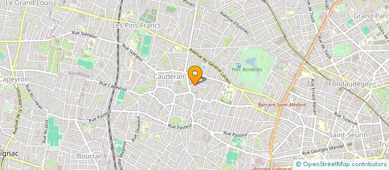 localisation de l'entreprise BERLINGOT  BORDEAUX