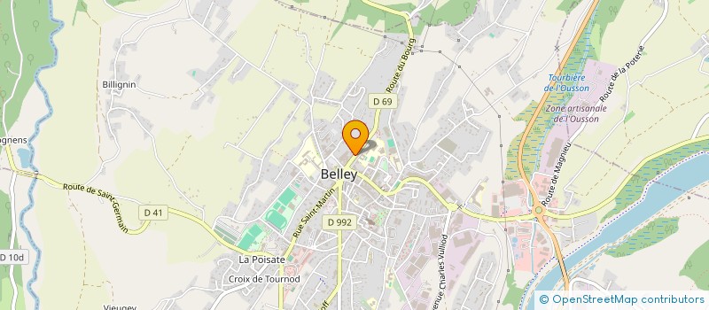 localisation de l'entreprise BERLIOZ  BELLEY