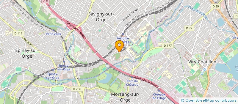 localisation de l'entreprise BERLIOZ  SAVIGNY-SUR-ORGE