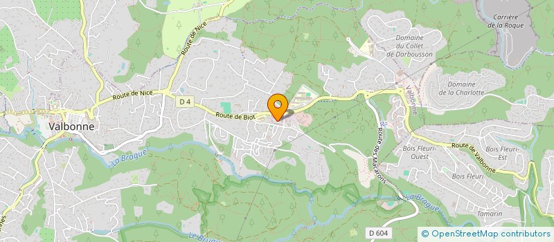 localisation de l'entreprise BERLIOZ  VALBONNE