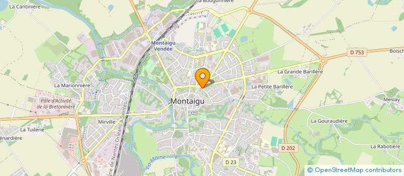 localisation de l'entreprise BERLIOZ à MONTAIGU-VENDEE