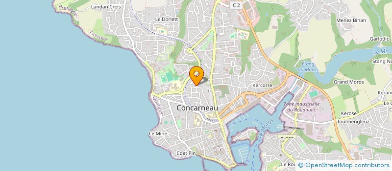 localisation de l'entreprise BERLIOZ 9  CONCARNEAU