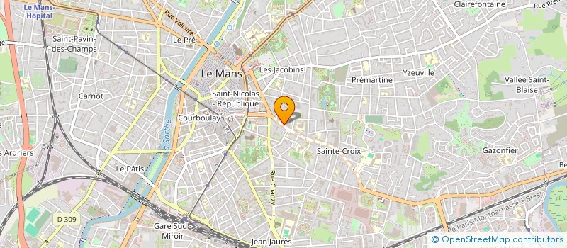 localisation de l'entreprise BERLIOZ CONSEIL  LE MANS