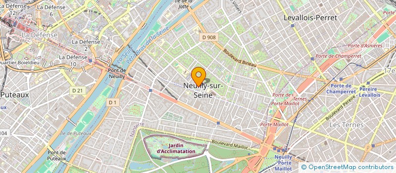 localisation de l'entreprise BERLIOZ ET SATIE à NEUILLY-SUR-SEINE