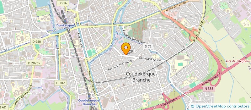 localisation de l'entreprise BERLIOZ II  COUDEKERQUE-BRANCHE