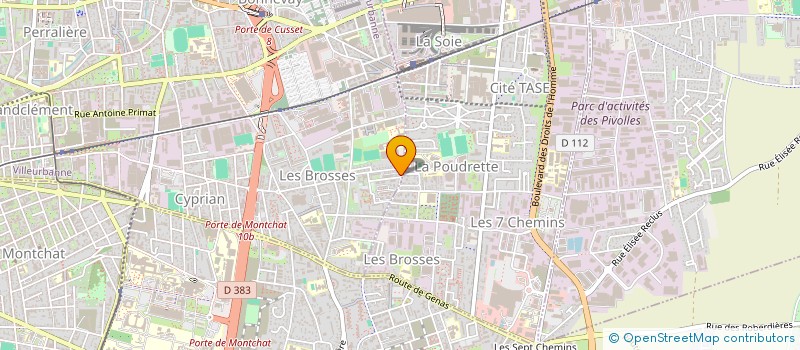 localisation de l'entreprise BERLIOZ INDUSTRIE  VILLEURBANNE