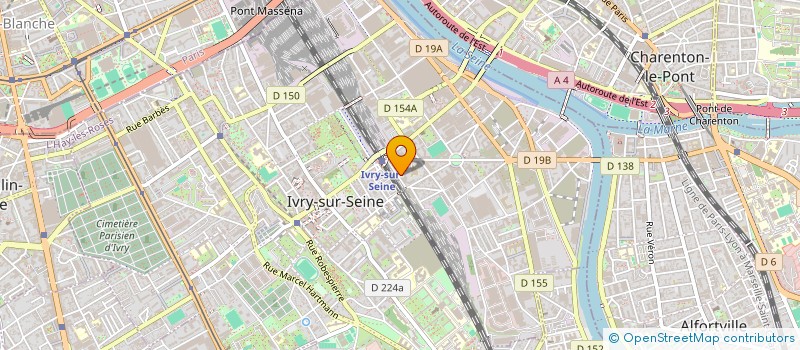 localisation de l'entreprise BERLITZ FRANCE  IVRY-SUR-SEINE